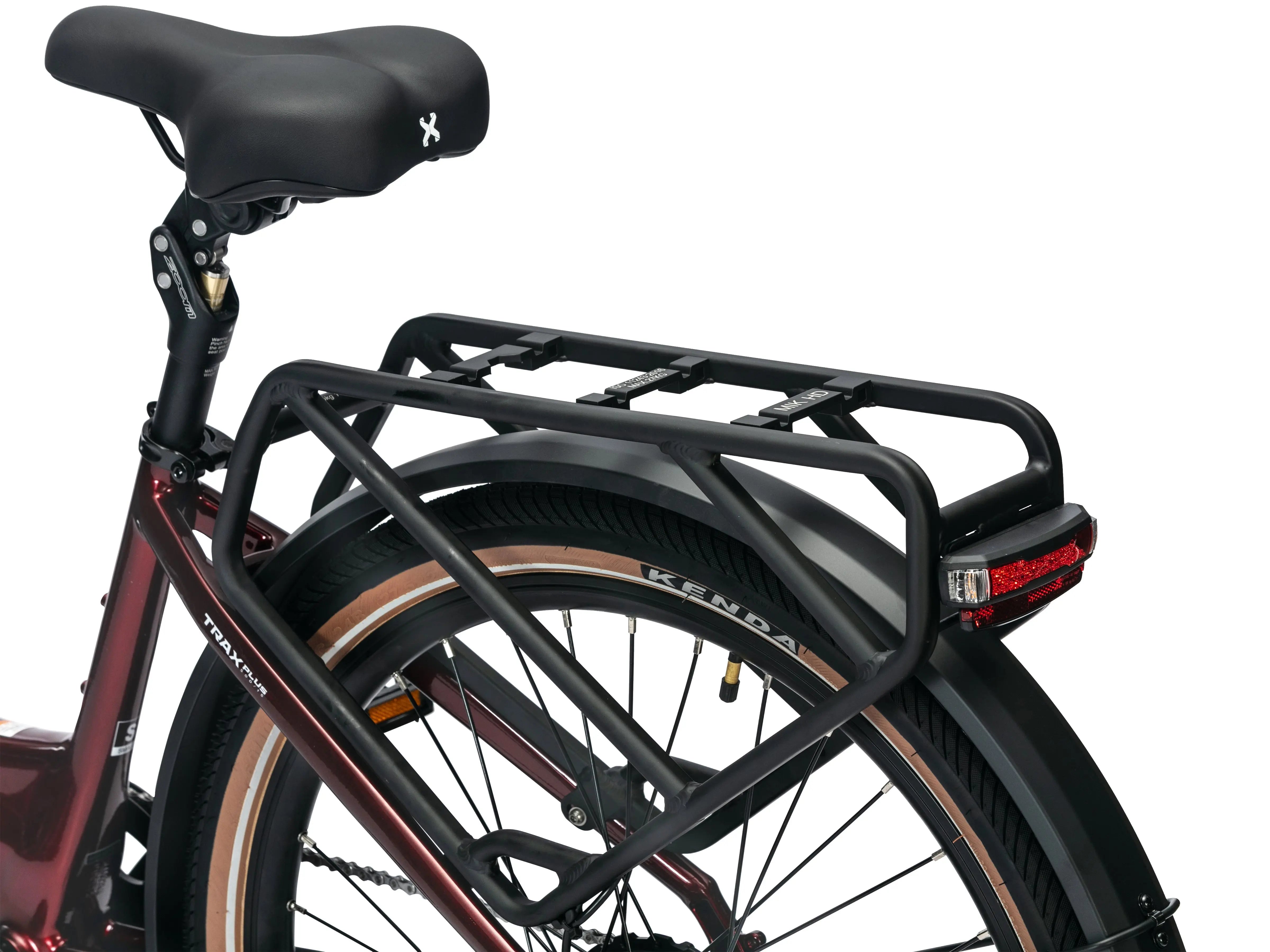 Troxus Trax Plus Commuter 27.5" 500W/15 (M) - Metallic Red E-Bike Troxus