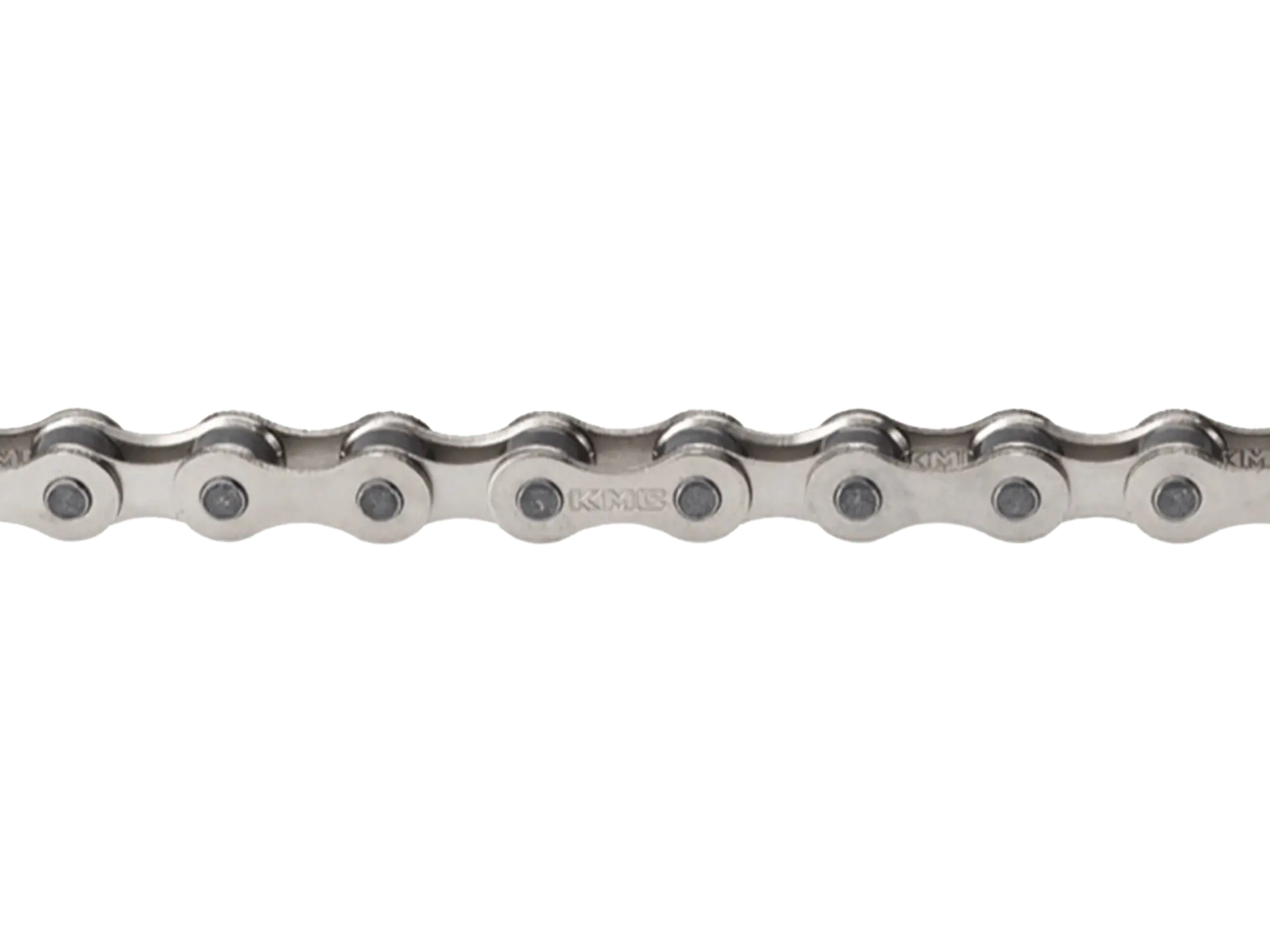 KMC S1 Chain - Single Speed 1/2" x 1/8", 112 Links, Silver KMC Chain