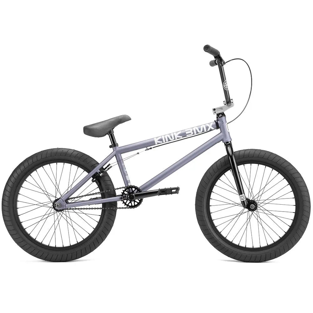 Kink Launch 20.25" Complete Matte Storm Grey Kink BMX