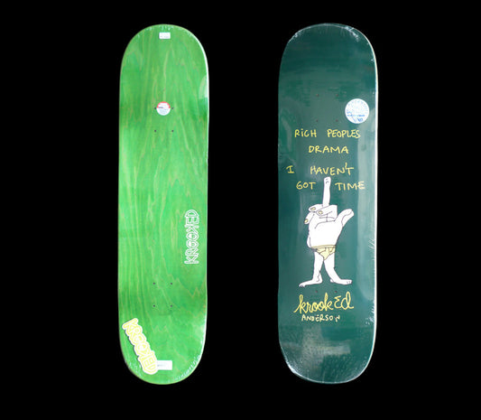 Krooked Skateboards Mike Anderson Drama Deck 8.38" BIKEFACTORY Hawaii
