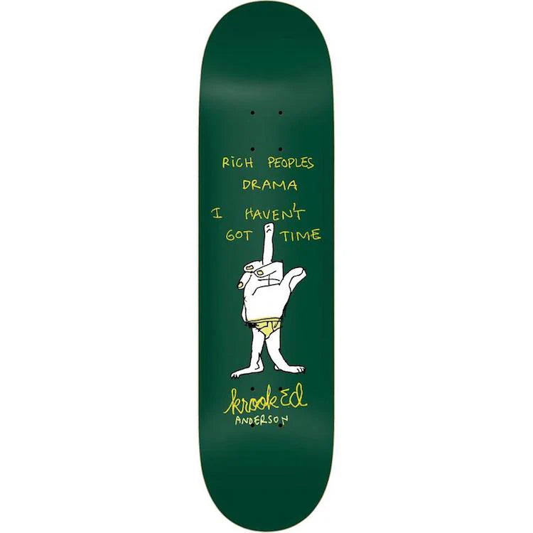 Krooked Skateboards Manderson Drama Deck (8.38")
