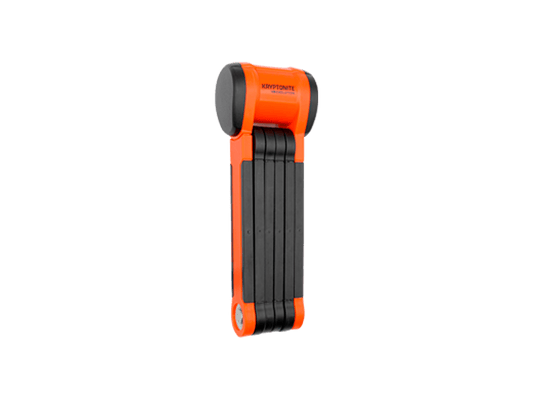 Kryptonite Evolution 790 Folding Lock - 90cm, Keyed, w/Bracket, Black/Orange
