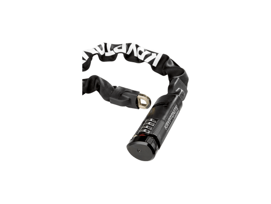 Kryptonite Keeper 712 Combo Integrated Chain Lock 7mm x 120cm (47.2") Black