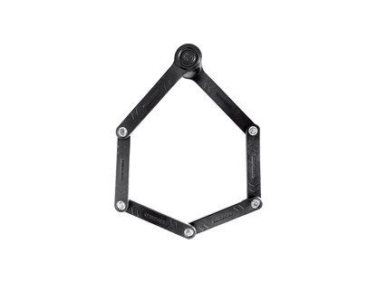 Kryptonite Keeper 585 Key Folding Lock 5mm x 85cm (33.5") Black