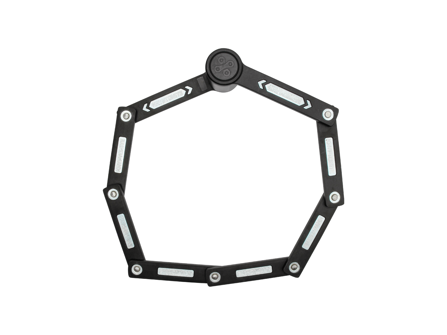 Kryptonite Keeper Mini Folding Lock 22.86cm x 2.25cm Black