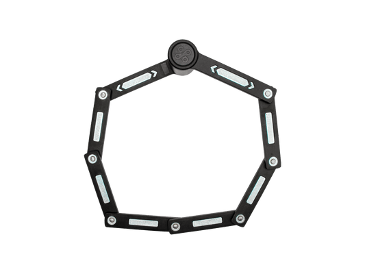 Kryptonite Keeper Mini Folding Lock 22.86cm x 2.25cm Black