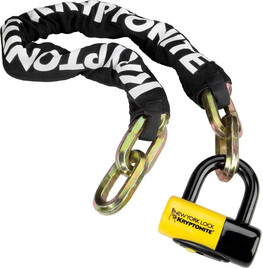 Kryptonite 3'3" Fahgettaboudit Chain w/ New York 15mm Disc Lock BIKEFACTORY Hawaii