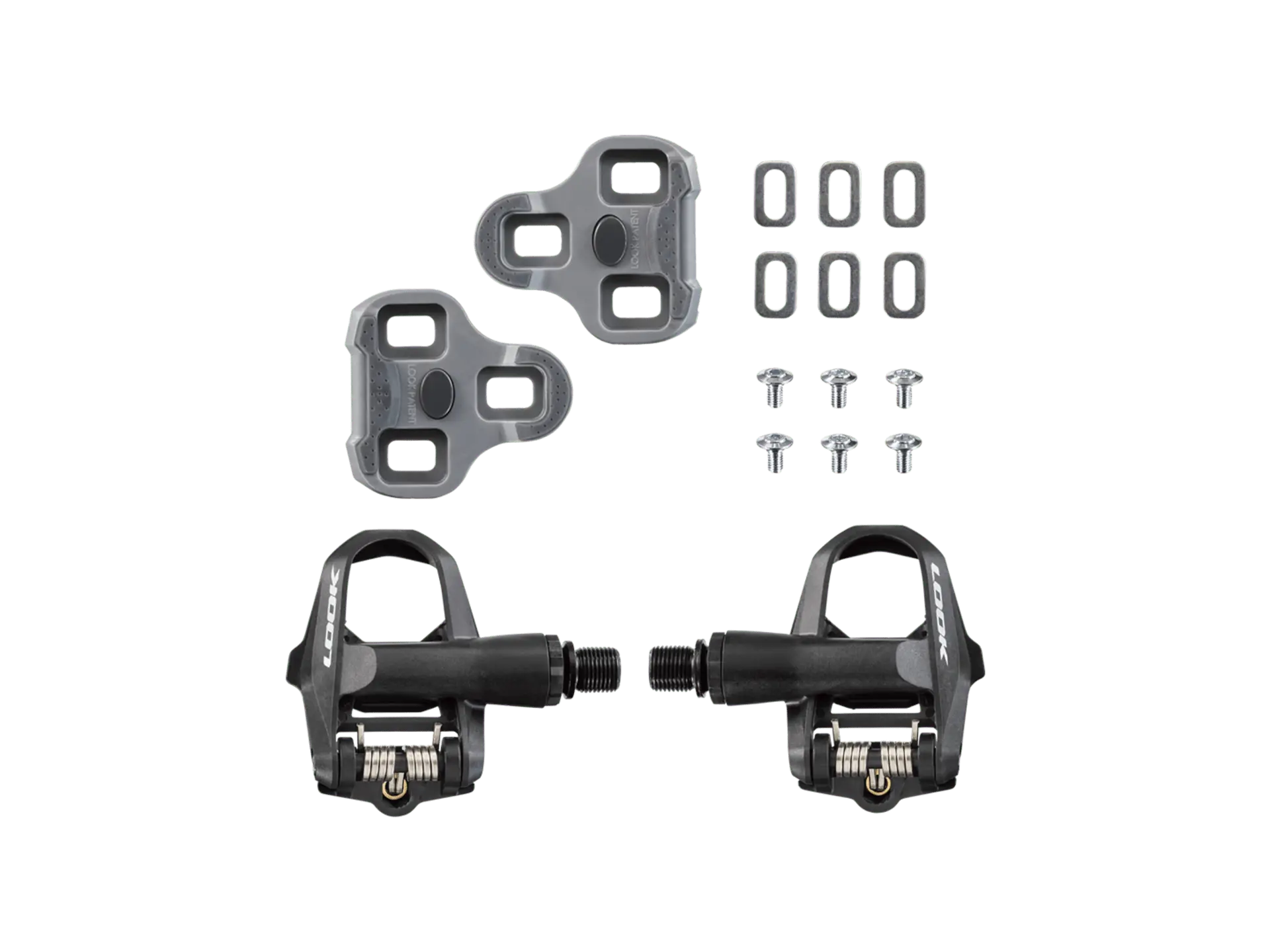 LOOK KEO 2 MAX Black Clipless Pedals, Chromoly, 9/16" LOOK