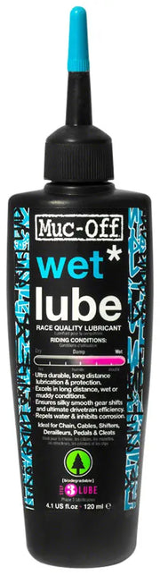 Muc-Off Bio Wet Bike Chain Lube - 120ml, Drip BIKEFACTORY Hawaii