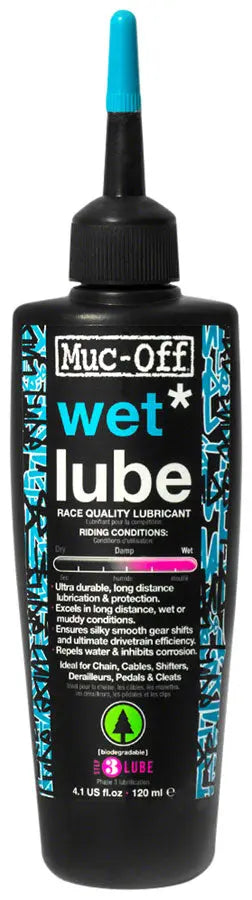 Muc-Off Bio Wet Bike Chain Lube - 120ml, Drip BIKEFACTORY Hawaii