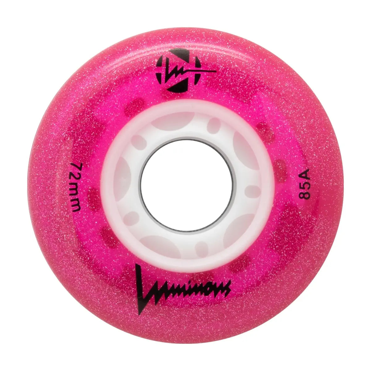 Luminous - LED Inline Wheels 80mm Glitter Pink Luminous