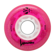 Luminous - LED Inline Wheels 80mm Glitter Pink Luminous