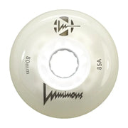 Luminous - LED Inline Wheels 80mm - White Glow Luminous