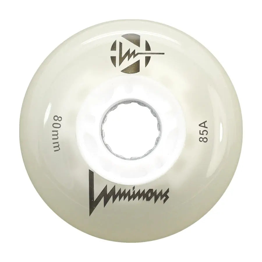 Luminous - LED Inline Wheels 80mm - White Glow Luminous