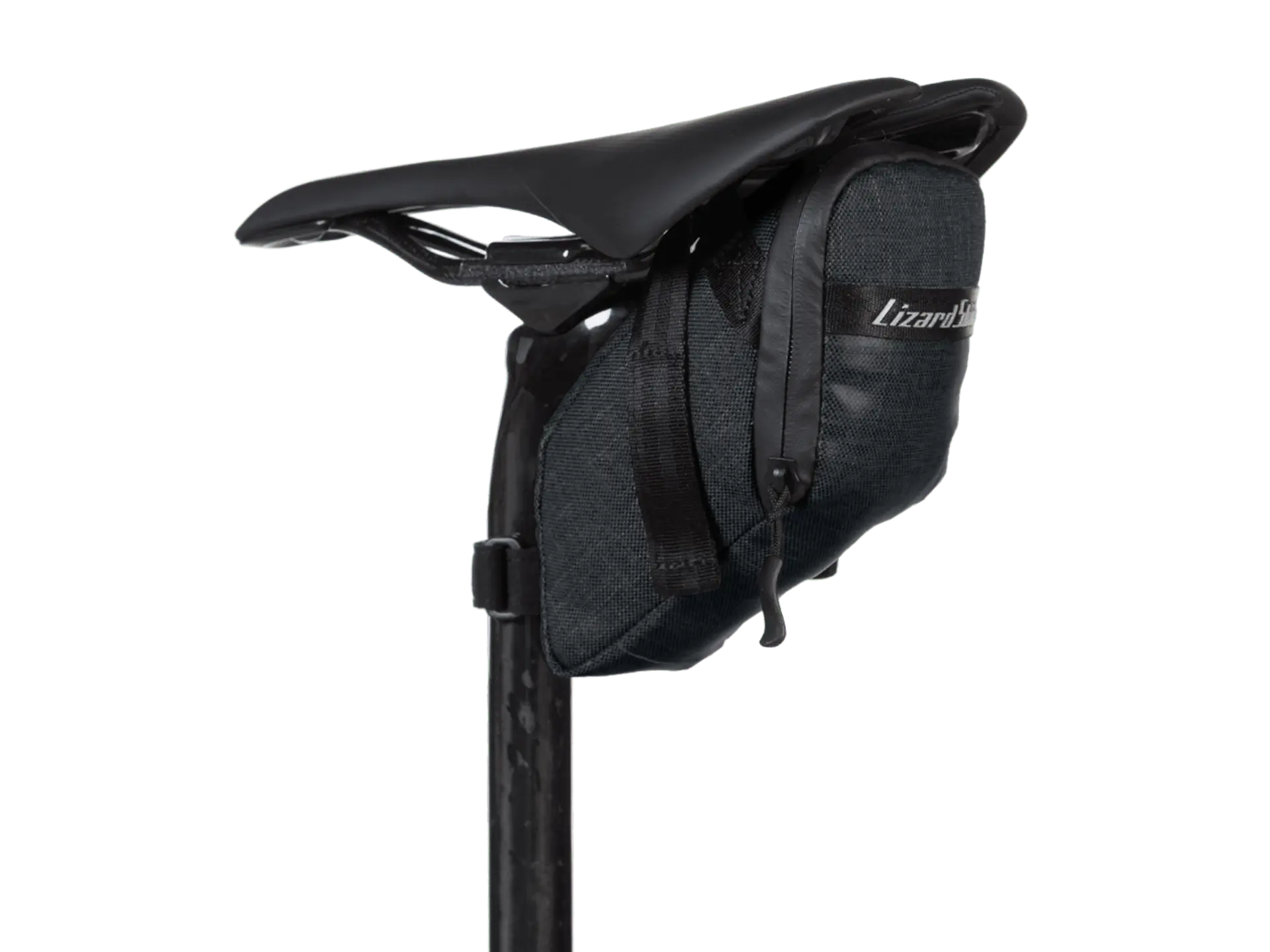 Lizard Skins Super Cache LG Seat Bag: Jet Black Lizard Skins