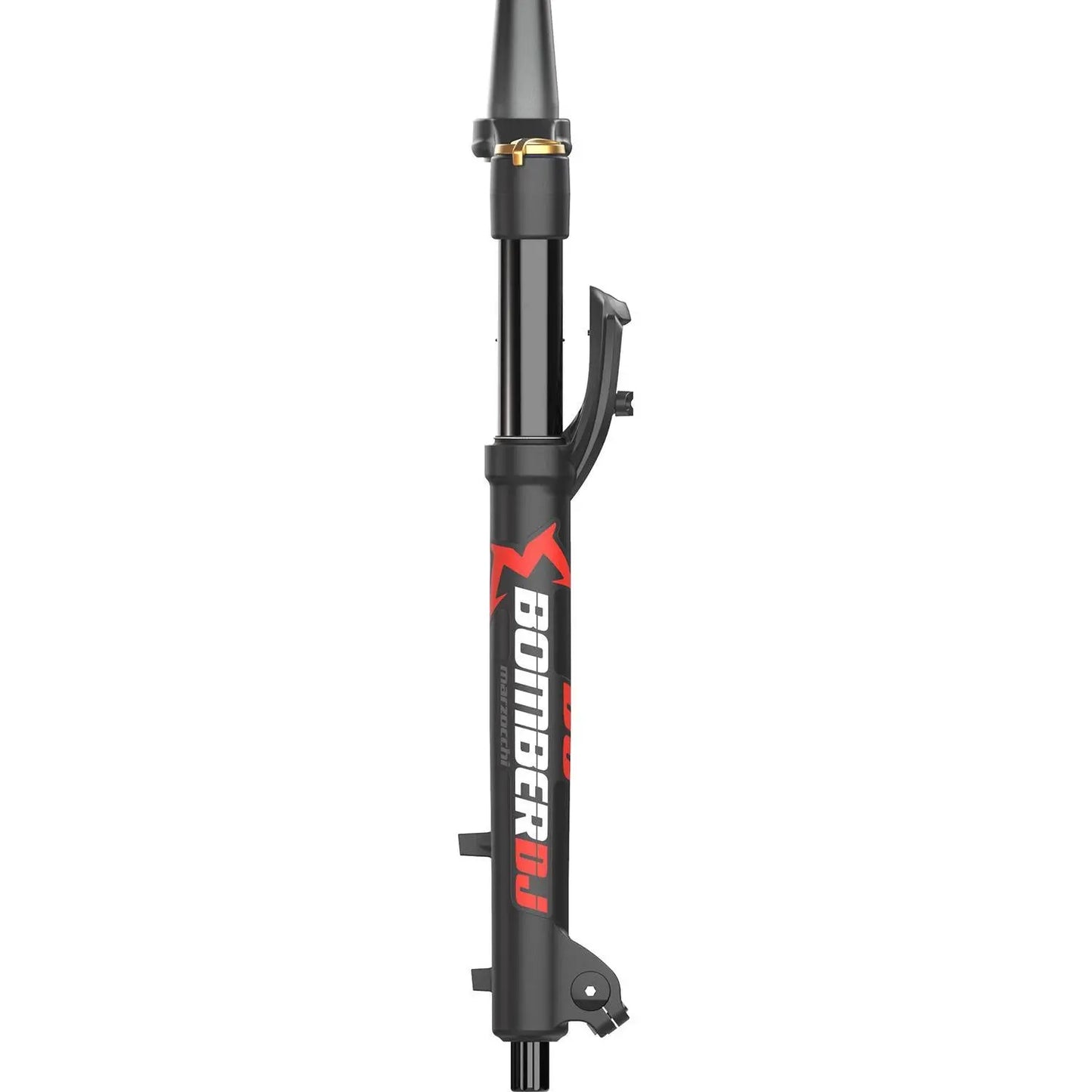 Marzocchi Bomber DJ Suspension Fork: 26", 100mm, Grip Damper, 20 x 110mm, 37mm Offset, Black Marzocchi