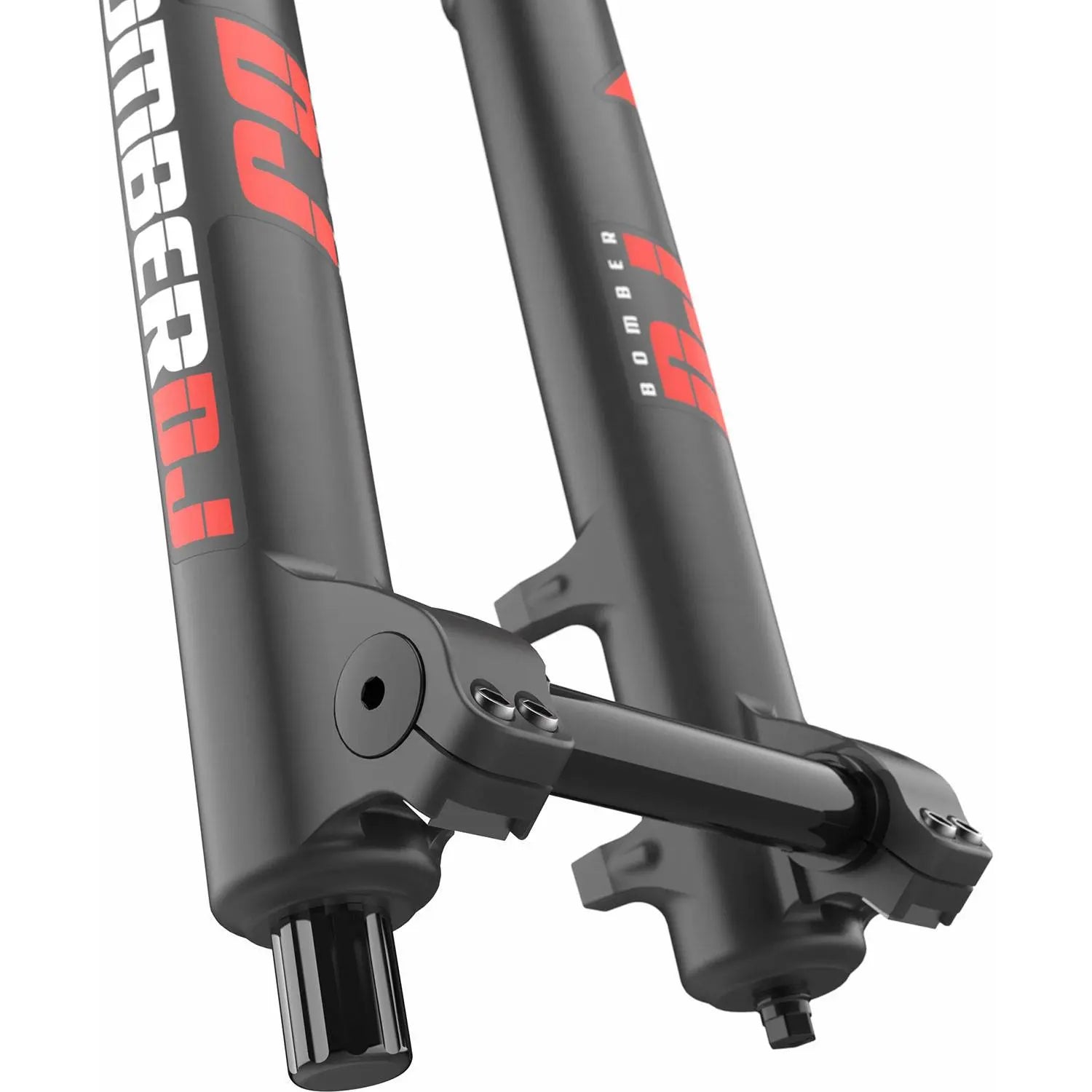 Marzocchi Bomber DJ Suspension Fork: 26", 100mm, Grip Damper, 20 x 110mm, 37mm Offset, Black Marzocchi