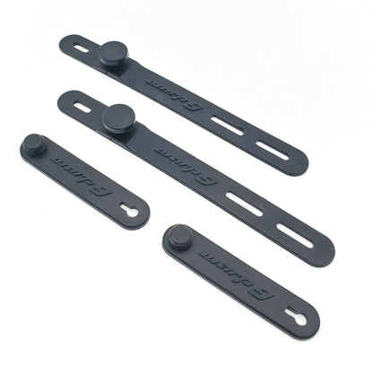 Warp 9 Rubber Handlebar Cable Straps (2x Long & Short) Warp 9 Racing