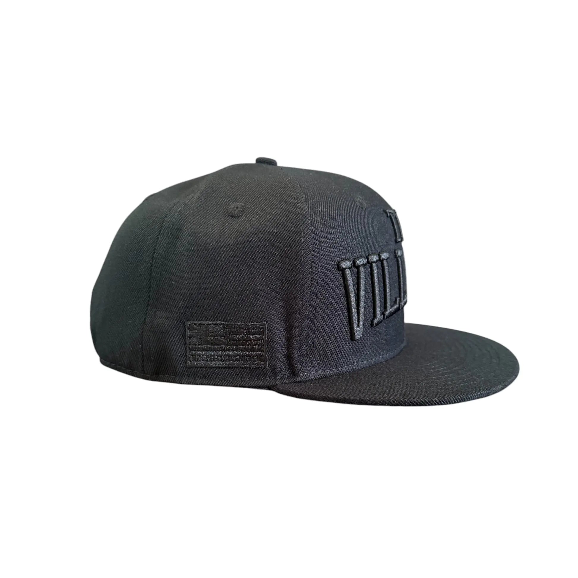 The Villains Snapback - Black on Black The Villains