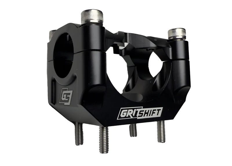 GritShift Heavy Hitter MX Direct Mount Riser Fat Bar 1 1/8" Clamp - Black