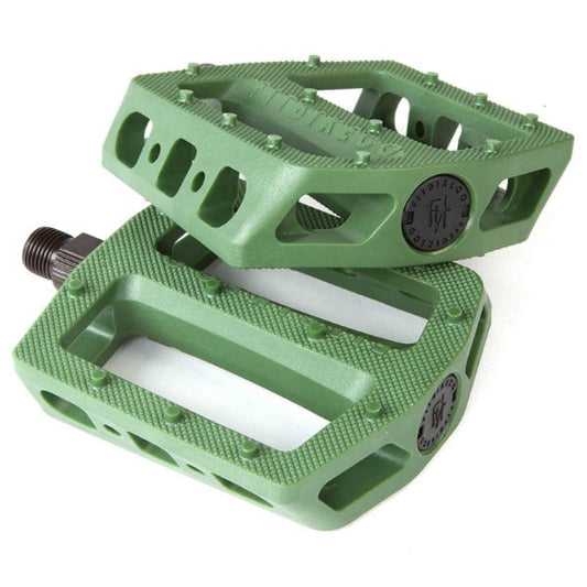 Fit Bike Co. Army Green Mack PC Pedals 9/16"