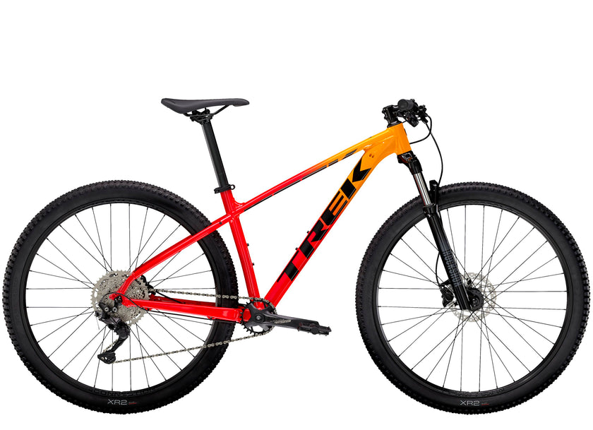 Trek Marlin 7 S/15.5" 27.5" Marigold to Radioactive Red Fade
