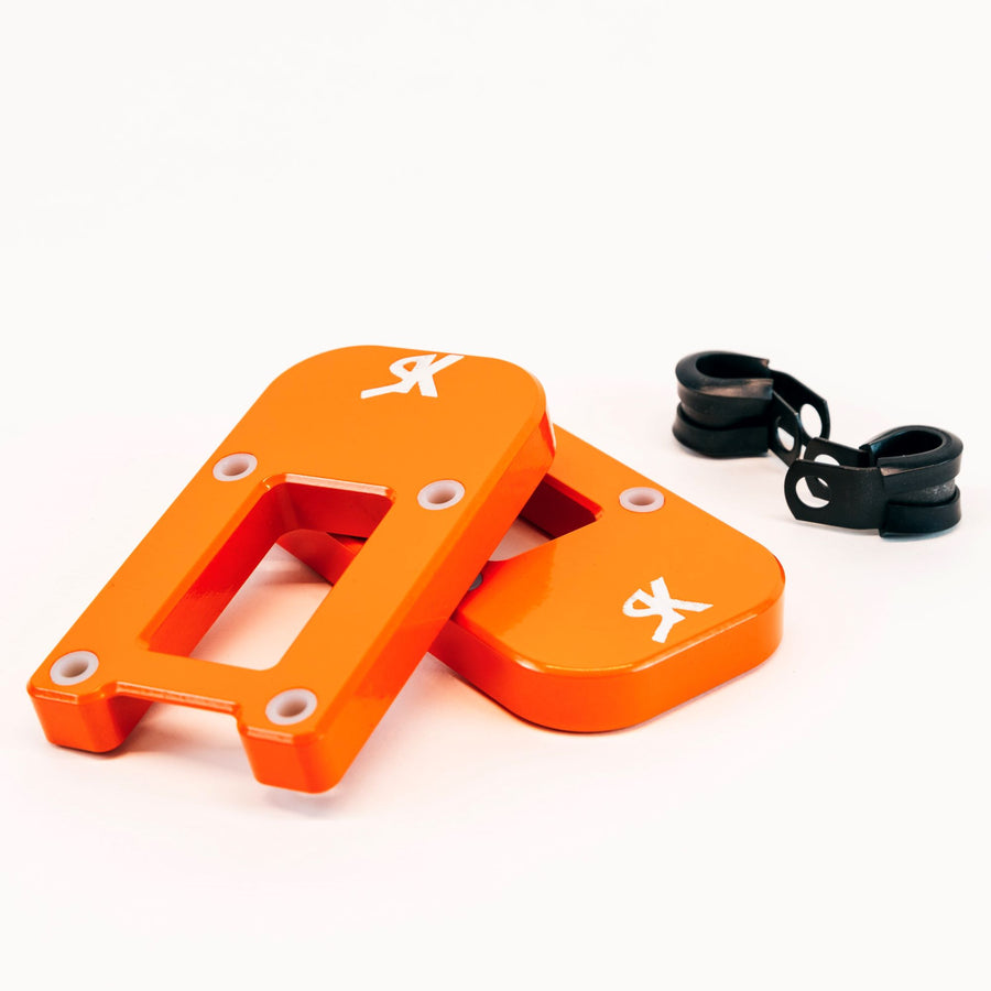 Skate Kastle Orange Aluminum Boosted Board Bash Guards Set BIKEFACTORY HAWAII