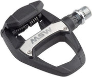 MSW Judo Pedals - Single Side Road Clipless, Composite, 9/16", Black BIKEFACTORY HAWAII