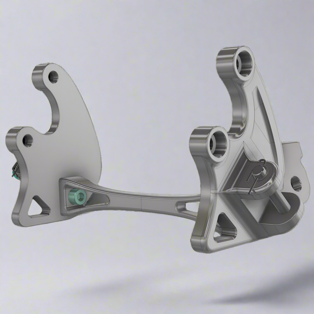 Prickly Raw Footpeg Brackets E Ride Pro