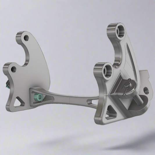 Prickly Raw Footpeg Brackets E Ride Pro