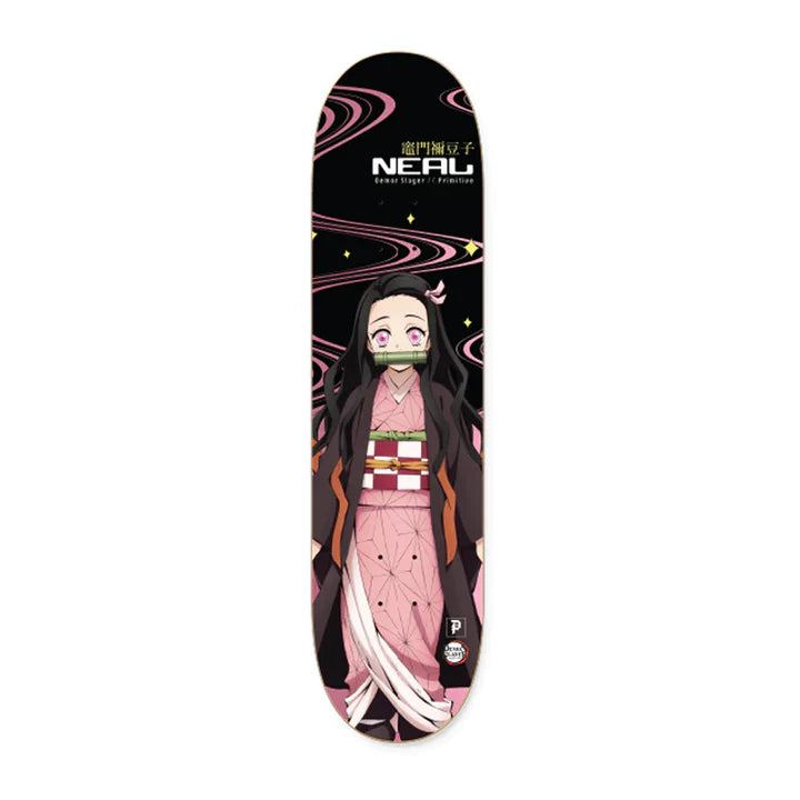 Primitive x Demon Slayer Neal Nezuko Deck Pink 8.125"