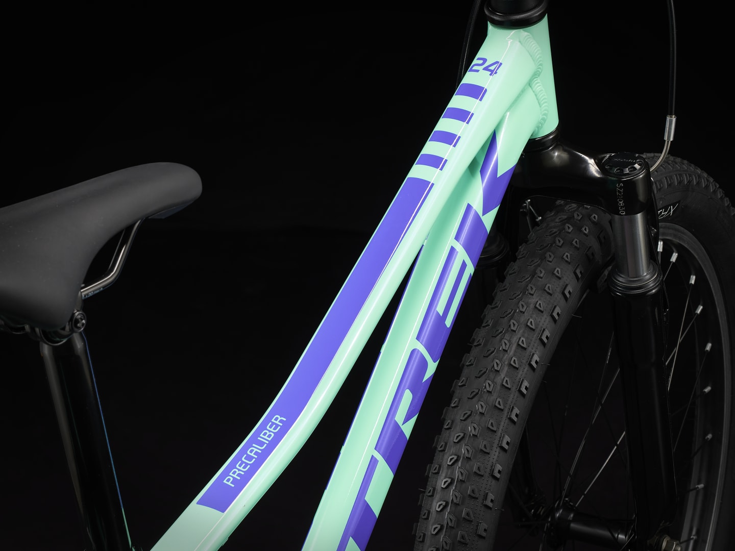 Trek Precaliber 24" 8-Speed Suspension Aloha Green
