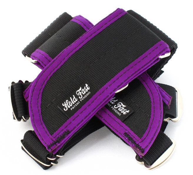 Hold Fast Foot Retention System - Black/Purple