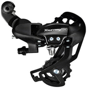 Shimano Tourney RD-TX800 Rear Derailleur - Long Cage, Shimano Rear Direct Mount, Black BIKEFACTORY Hawaii