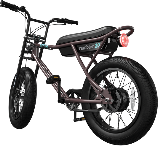Razor Rambler 20 Electric Bike - Brown/Teal