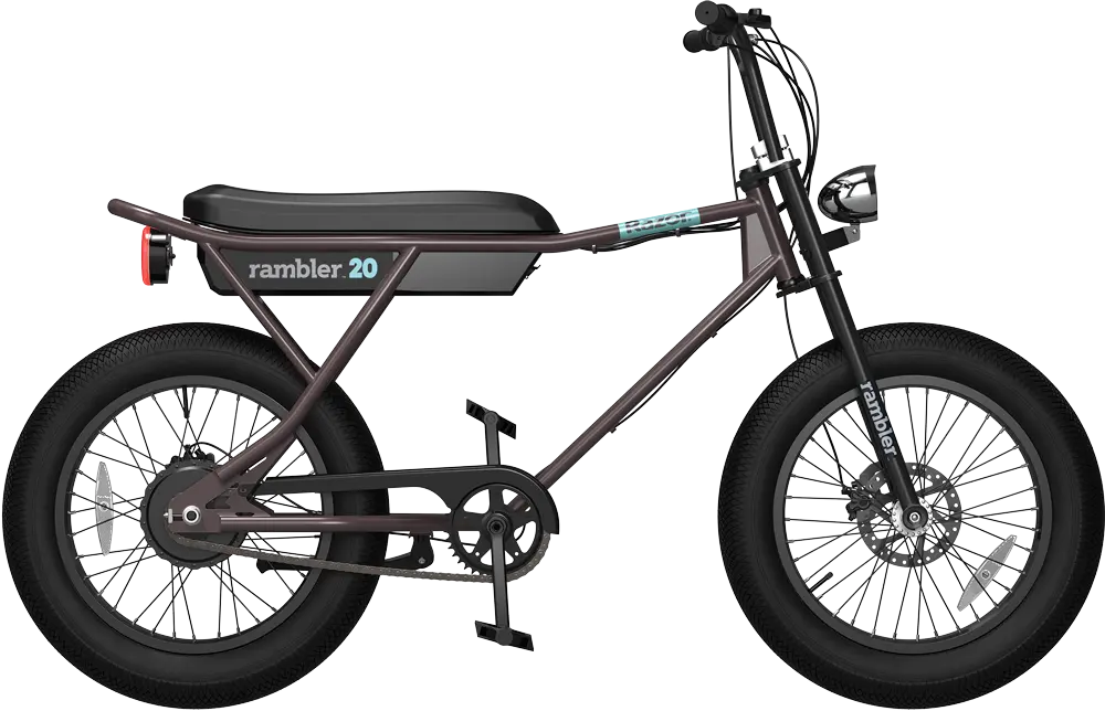 Razor Rambler 20 Electric Bike - Brown/Teal Razor