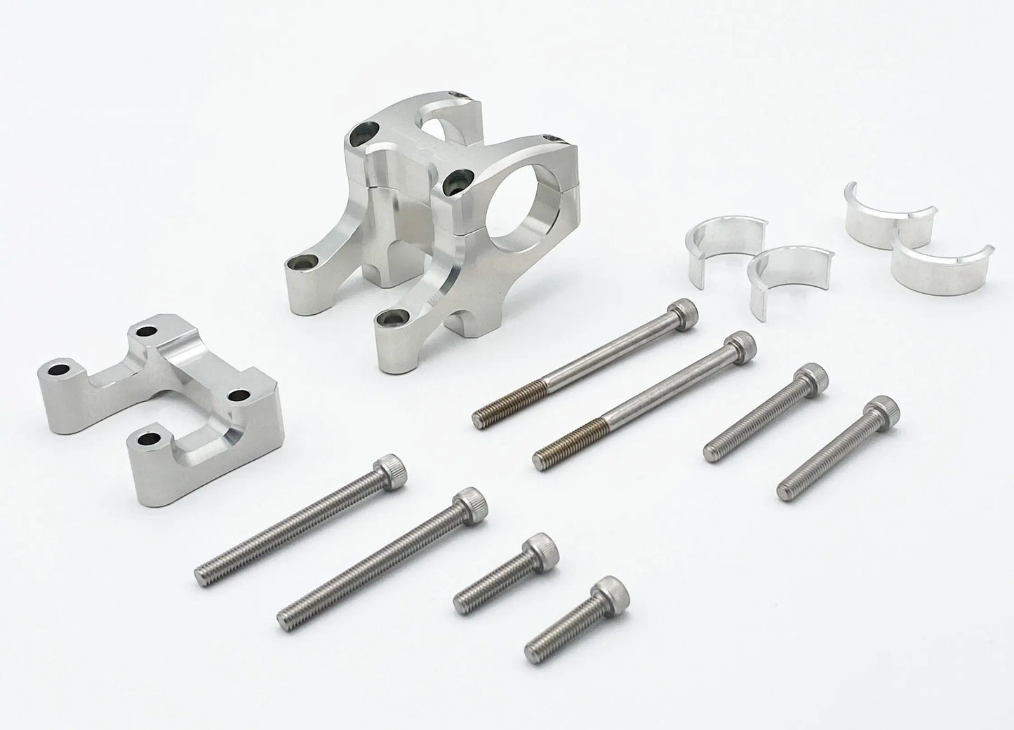 Warp 9 Silver Direct Bar Mount Stem Warp 9 Racing