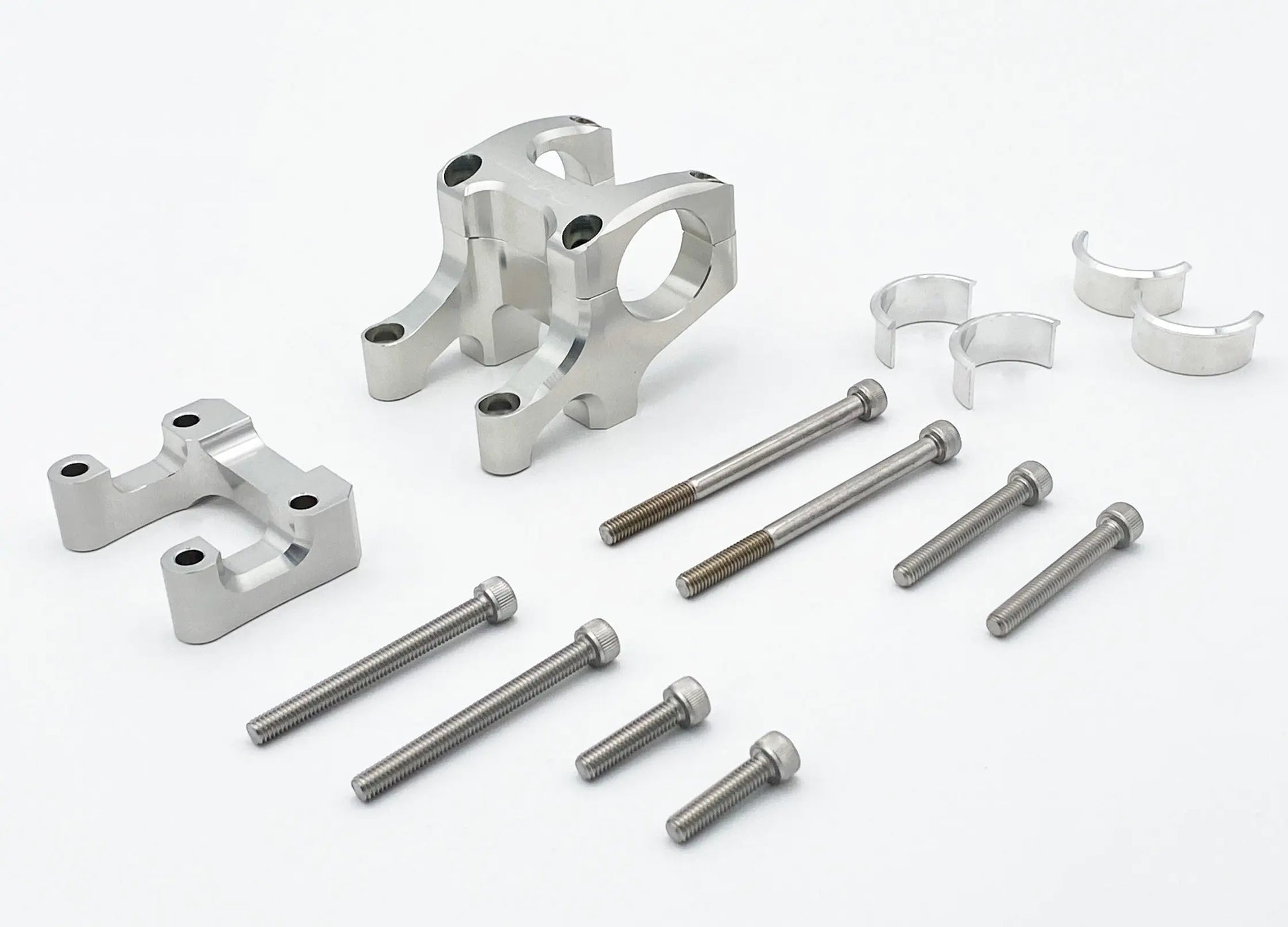 Warp 9 Silver Direct Bar Mount Stem Warp 9 Racing