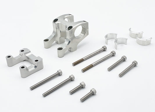 Warp 9 Silver Direct Bar Mount Stem