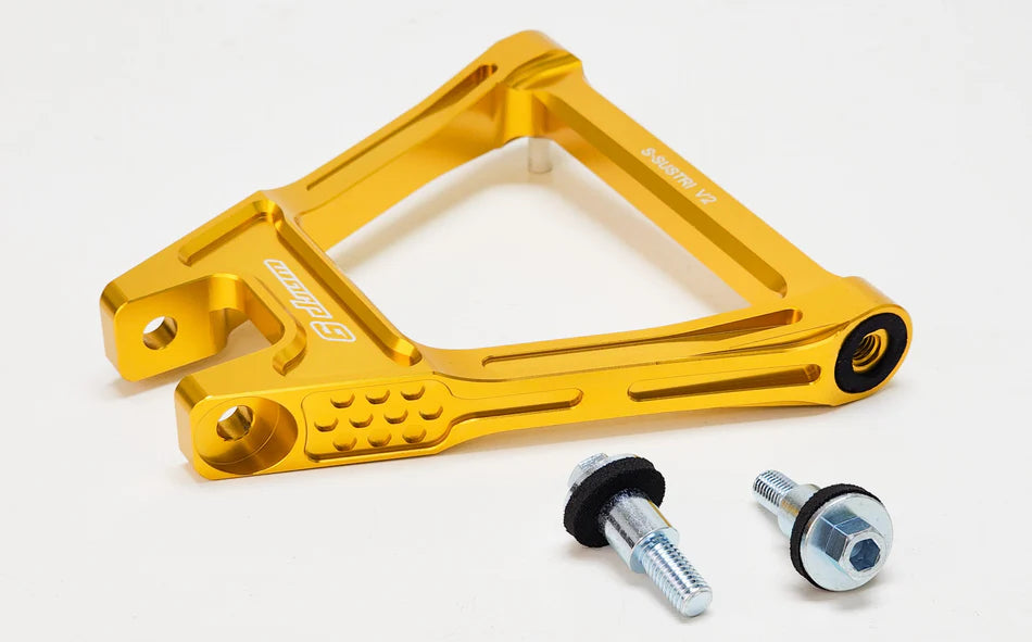 Warp 9 Rear Suspension Triangle for Surron - Gold