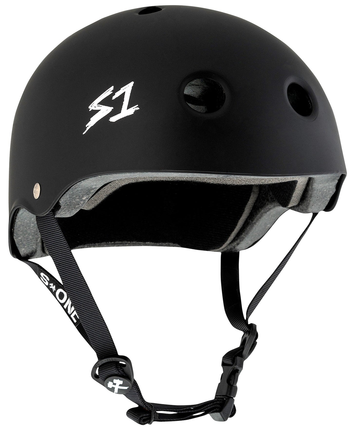 S1 Lifer Matte Black Skate Helmet