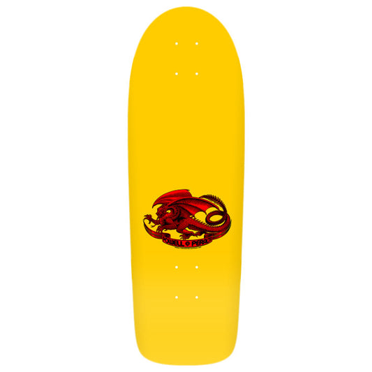 Powell Peralta Bruce Lee Skull and Nunchucks Yellow Deck
