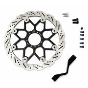 E RIDE PRO 260mm Racing Brake Rotor Kit with Caliper Adapter Bracket – Race Edition High-Performance Floating Disc (SHE8047)