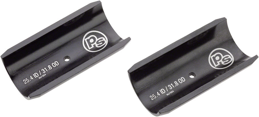 Problem Solvers Handlebar Shim - 25.4 to 31.8mm, 60mm length, Black BIKEFACTORYHawaii