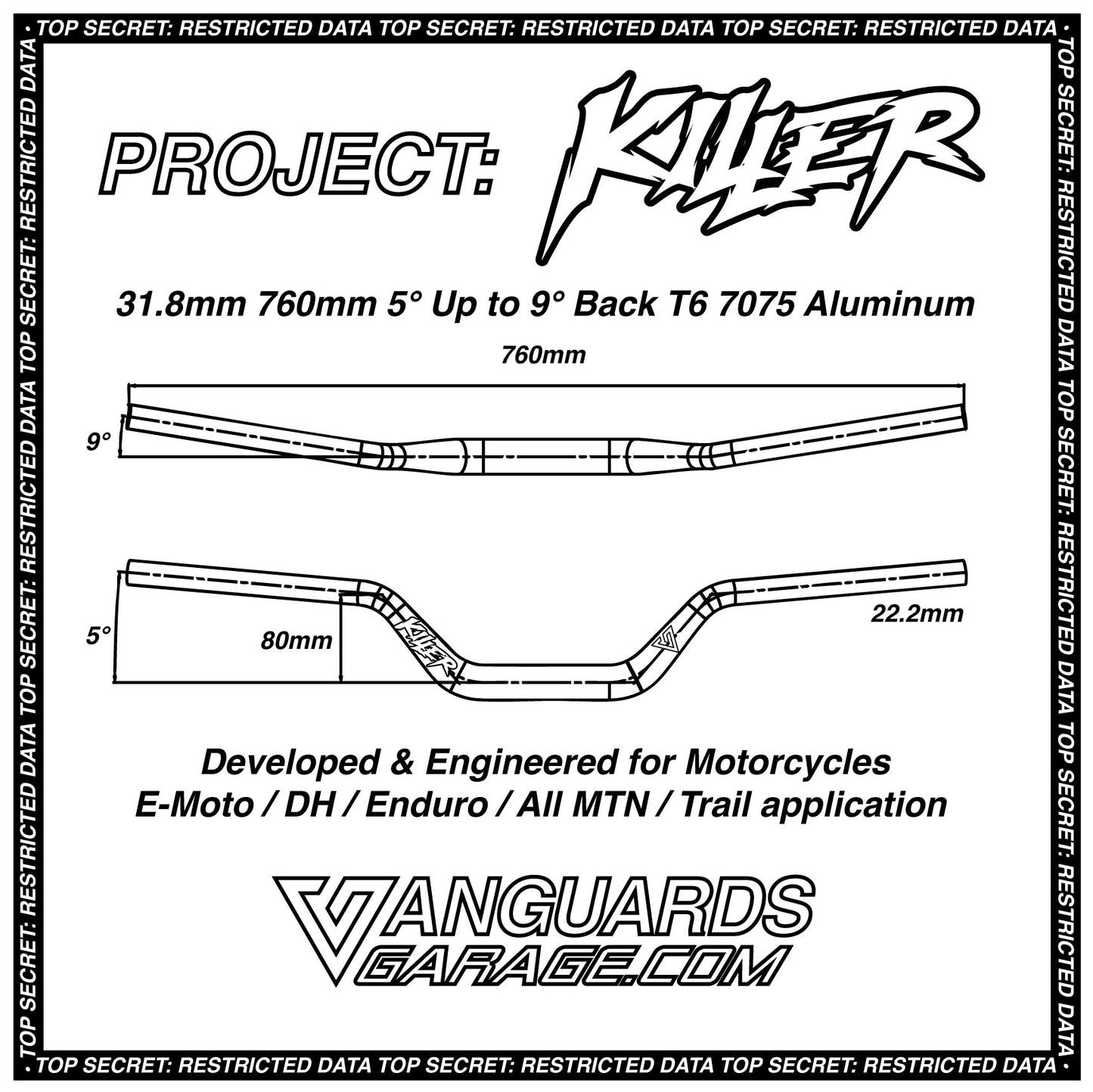 KILLER E-MOTO HANDLEBARS