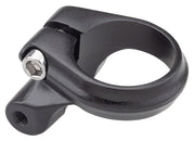 Problem Solvers Seatpost Clamp - 31.8mm, Bolt-On, Black w/ Rack Mounts BIKEFACTORY HAWAII