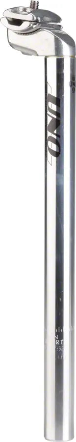 Kalloy Uno 602 Seatpost, 25.4 x 350mm, Silver Kalloy
