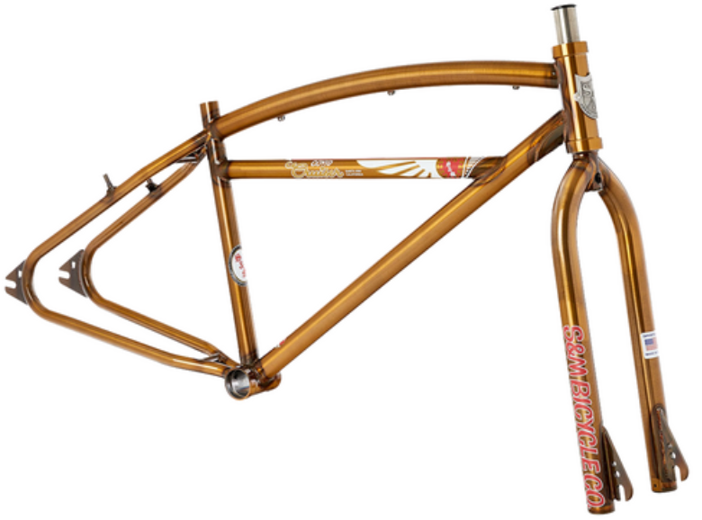 S&M COVID-26 Cruiser Frame & Fork 22" Trans Gold S&M