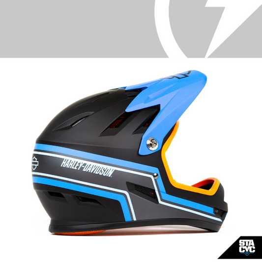 Stacyc H-D Sanction Helmet Black/Blue X-Small
