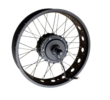 SUPER73 Rear Wheel/Motor Assembly -Satin Black, no liner SUPER73